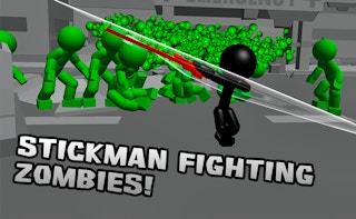 Stickman Zombie Tötung 3D online kostenlos spielen – fighting Spiel-Screenshot