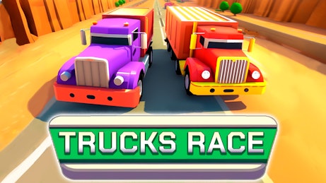 Play Trucks Race Now - 2 Player :xxx - :yyy Game Screenshot