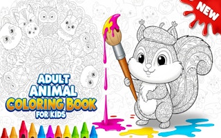 Adult Animal Coloring Book for Kids - Free coloring Game Like 와onder 색칠