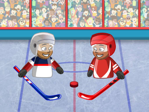 Puppet Hockey Battle - Free Games for Shooting Game
