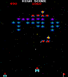 Play Galaxian (bootleg, set 1) Now -  :xxx - :yyy Game Screenshot