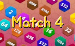 Match 4 - Free 2048 Game Like Qube 2048