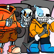 立即玩不信任 vs Sans、Papyrus 和 Alphys -  :xxx - :yyy 游戏截图