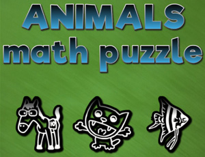 Animals math puzzles Games