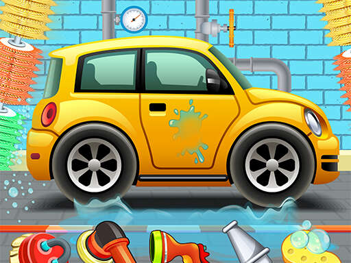 Kids Car Wash Service Auto Workshop Garage - Free Games for Hypercasual Game