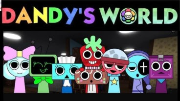 Sprunki Dandy’s World Play Sprunki Dandy’s World Now