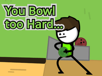 지금 너는 보울링을 너무 강하게 치는구나 플레이 -  :xxx - :yyy 게임 스크린샷
