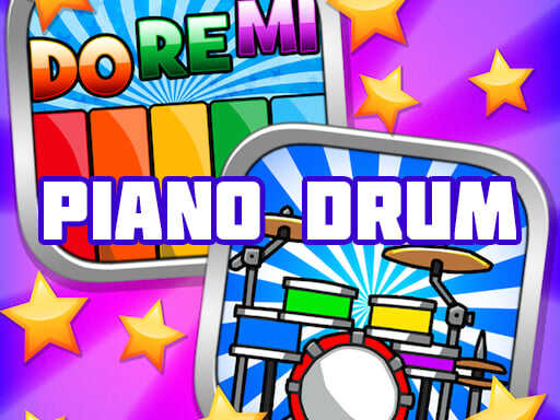 Piano y batería para niños