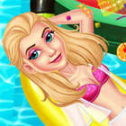 Play princess pool party Now