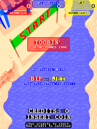Play Toobin' (rev 3) Now -  :xxx - :yyy Game Screenshot