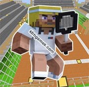 Play Minecraft Badminton Now - Arcade :xxx - :yyy Game Screenshot