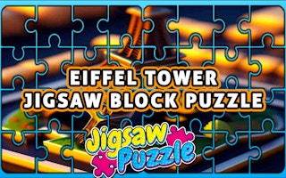 Eiffel Tower Jigsaw Block Puzzle - Free board Game Like Безлимитный блэкджек
