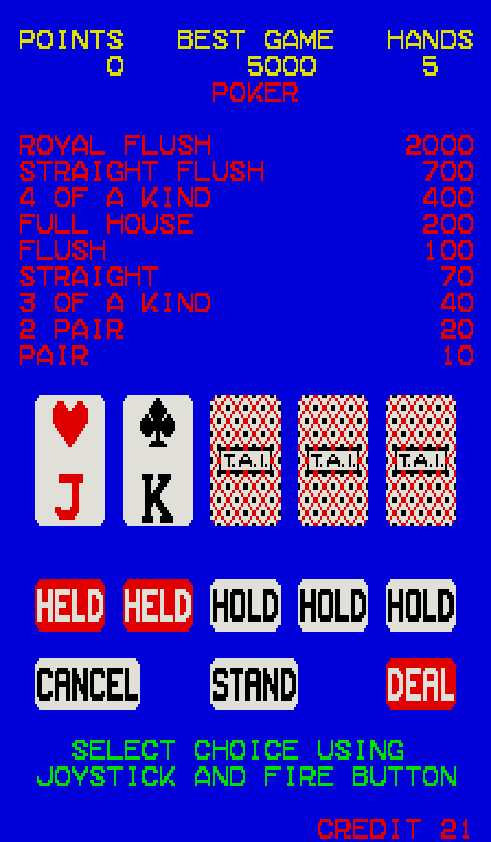 Play Triple Draw Poker Now -  :xxx - :yyy Game Screenshot