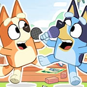 Juega a Canción Sonrisa FNF (Bluey & Bingo) ahora -  Captura de pantalla de :xxx - Juego :yyy