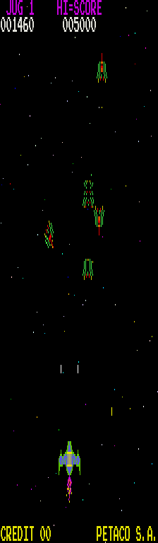 Play Moon Cresta (Petaco S.A. Spanish bootleg) Now -  :xxx - :yyy Game Screenshot
