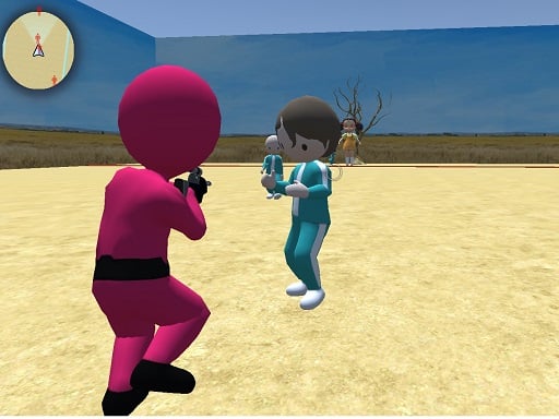 Squid Game: Überlebenskampf mit Schießen - Free Top kostenlose Online-Spiele mit dem Tag Squid Game