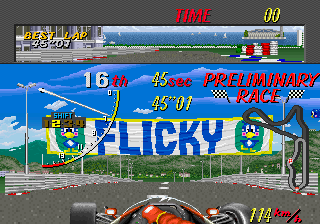 Play Super Monaco GP (Japan, Rev B, FD1094 317-0124a) Now -  :xxx - :yyy Game Screenshot