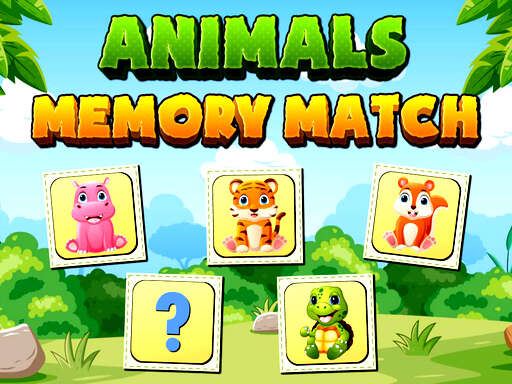 Animals Memory Match Games