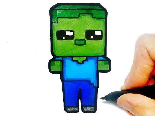 Einfach Kids Coloring Mineblox