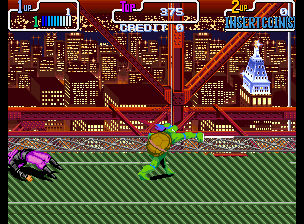 Jouez à Teenage Mutant Hero Turtles - Turtles in Time (version 2 joueurs ver EBA) maintenant -  Capture d'écran de :xxx - Jeu :yyy