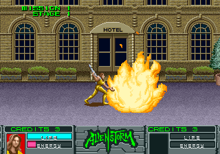 今すぐエイリアン・ストームをプレイ -  :xxx - :yyyゲームスクリーンショット