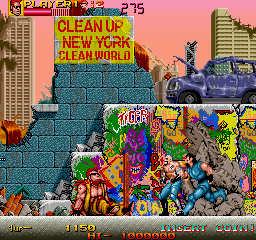 Play Crude Buster (Japan FR revision 1) Now -  :xxx - :yyy Game Screenshot