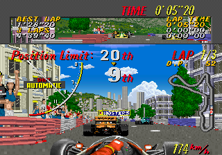 Play Super Monaco GP (US, Rev A, FD1094 317-0125a) Now -  :xxx - :yyy Game Screenshot