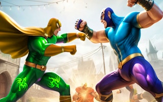 Jouez à Jeu Combat Super-héros en ligne gratuitement – Capture d'écran du jeu de fighting