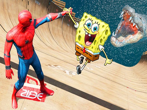 Super spongebob spiderman Games