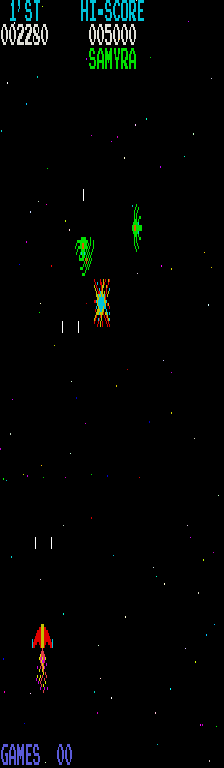 Play Star Fighter (Moon Cresta bootleg) Now -  :xxx - :yyy Game Screenshot
