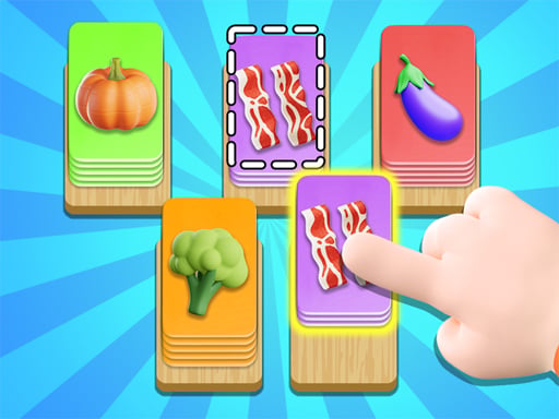 ترتيب بطاقات الطعام - Free ألعاب لـ Puzzle Game