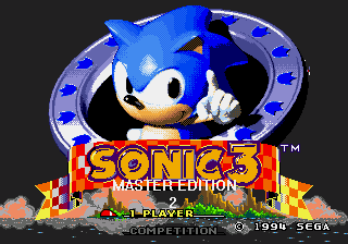 Jouez à Sonic 3 Édition Master 2 (Version K Fusion) maintenant -  Capture d'écran de :xxx - Jeu :yyy