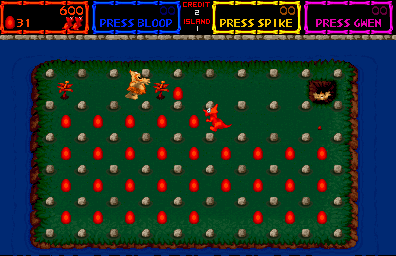 Play Trog (rev LA5 3/29/91) Now -  :xxx - :yyy Game Screenshot