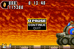 Играть в Sonic Advance 2 - Низкий уровень SP Ring Requirement сейчас -  Скриншот игры :xxx - :yyy
