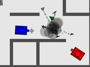 Tank Trouble - 100% Free 2 Player Tank Trouble - 2 Player Game Screenshot