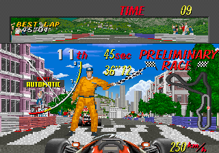 Play Super Monaco GP (World, FD1094 317-0126) Now -  :xxx - :yyy Game Screenshot