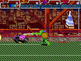 Jouez à Teenage Mutant Hero Turtles - Turtles in Time (version 4 joueurs EAA) maintenant -  Capture d'écran de :xxx - Jeu :yyy