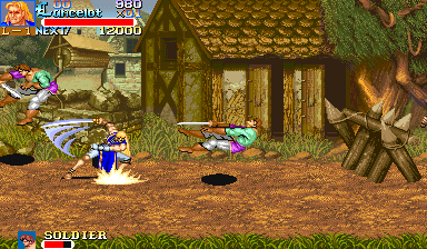 Play Knights of the Round (911127 USA) Now -  :xxx - :yyy Game Screenshot