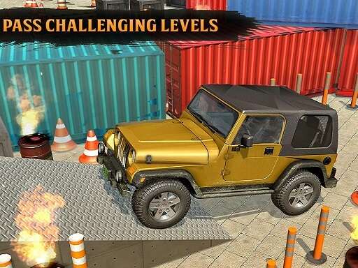Classic Real 4x4 Jeep Parking Drive Game - Free Top Free Online Games tagged Drive Game