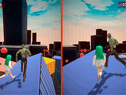 Play Zombie and Girl: Parkour Now