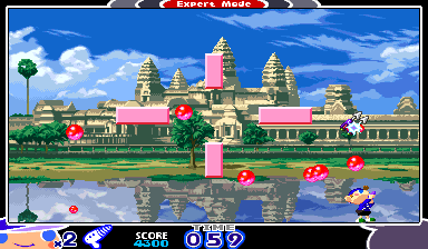 Play Mighty! Pang (001010 USA) Now -  :xxx - :yyy Game Screenshot