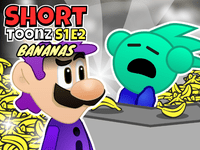 지금 ショート토ーン즈 - 바나나 플레이 -  :xxx - :yyy 게임 스크린샷