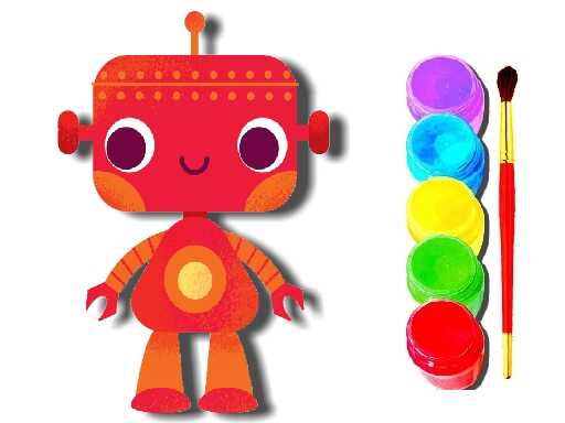 BTS Robot Coloring Book Games