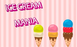 Play Ice Cream Mania Online Free - cooking Game Screenshot