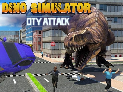 Dino Simulator City Attack - Free Games for Action Game