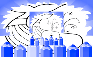 صفحات التلوين البسيطة للأطفال في المهد - Free ألعاب لـ Kids Game