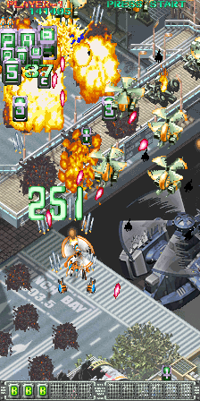Play Ketsui Kizuna Jigoku Tachi (Revision 1?, Japan) Now -  :xxx - :yyy Game Screenshot