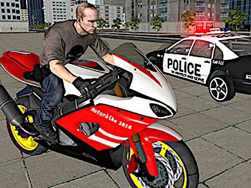 立即玩警察追捕摩托車司機 - 1 Player :xxx - :yyy 遊戲截圖