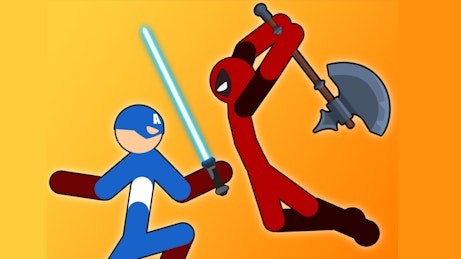 Play Stickman Battle Fight Warriors Now - 2 Player :xxx - :yyy Game Screenshot