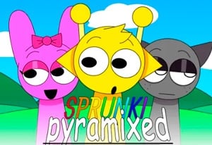 Sprunki Pyramixed gameplay screenshot